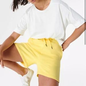 Sweaty Betty‎ Esencial Yellow Shorts NWOT Size S